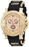 Brillier Men's 02.2.2.2.11.06 Grand Master Tourer Gold Dial Black Rubber Watch