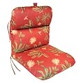 Chair Cushion Red Multicolor- 22x45"