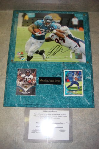 Maurice Jones-Drew Autographed Jacksonville Jaguars Wall Plaque w/ COA