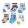 Carter's 6 Pack Boys Sport Comfy Fit Socks - Blue, 3-12 Months