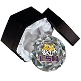 NCAA Louisiana State Tigers Tigers 4-Inch High Brillance Diamond Cut Glass Paperweight
