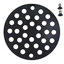 Moen 102763WR Kingsley 4-Inch Screw-In Shower Straine, Wrought Iron
