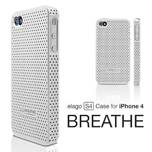 elago S4 BREATHE Case for iphone 4 -White