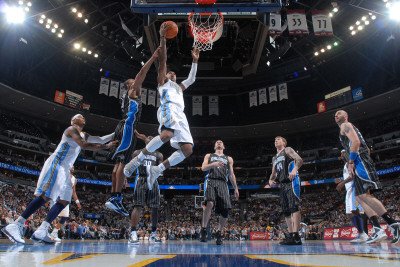 Orlando Magic v Denver Nuggets: J.R. Smith Sports Photographic Poster Print by Garrett Ellwood, 8x12