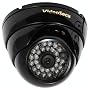 VideoSecu Color Security Vandal Proof Dome Camera 1/3" Sony CCD 480 TVL 3.6 mm Lens with Free Warning Sticker 1U4