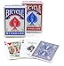 Bicycle Poker Size Standard Index Playing Cards (RED & Blue, 9 Decks)