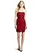 WHAT GOES AROUND COMES AROUND Women's Ursula Strapless Beaded Dress, Biking Red, Small