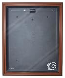 NHL Calgary Flames Cabinet Style Jersey Display, Brown