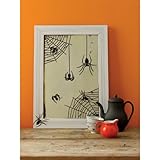 Martha Stewart Crafts Halloween Spiderweb Mirror Cling