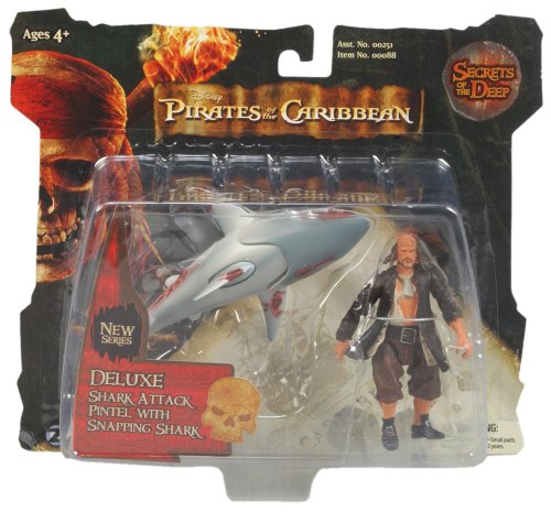 Piraten der Karibik III 70400871-37 - 10cm Actionfiguren Deluxe Pintel mit dem Schrecklichen Haifisch