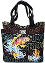 Ed Hardy Extra Large Quilted Jana Tote Bag - Black