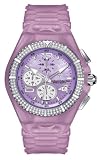 Technomarine Diamond Cruise Chrono Unisex 108 028 Lilac Polyurethane Watch