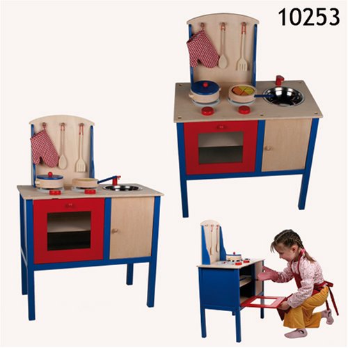 Childrens Toyshop  Toys : Childs kitchen with cooker, oven, sink and other accessories