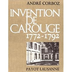 Invention de carouge, 1772-1792