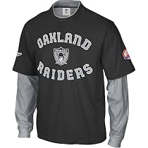 Oakland Raiders AFL Splitter Layered Long Sleeve T-Shirt