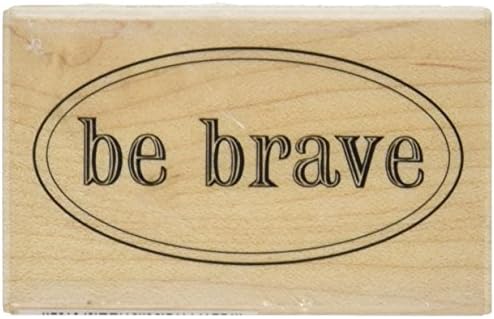 Hampton Art Expressions Rubber Stamps, Be Brave