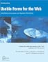 Usable Forms for the Web