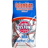 Top Shelf Coffee Detroit Pistons Decaffeinated Ground Gourmet Coffee - 2 Pack