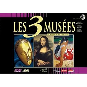Coffret Les 3 mus�es 2006 : Le Grand Louvre + Le mus�e d'Orsay + Le Centre Pompidou