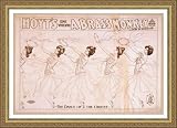 Historic Framed Theater Poster (S), Hoyts comic whirlwind A brass monkey a satire on superstition