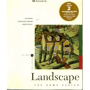 Autodesk Landscape: The Home Series, Release 2, for DOS by
