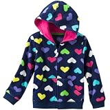 Carters Girls 4-6X Heart Microfleece Hoodie