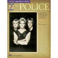 THE POLICE GUITAR SIGNATURE LICKS TAB BOOK/CD