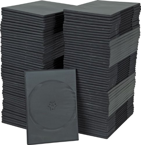 Vact 7mm 100-pack Single Slim DVD movie cases