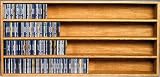 Solid Oak 472 CD Wall Mountable Storage Rack
