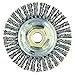 6" Very Narrow Face Stringer Bead Twist Knot 0.023 Steel Wire Wheel With 5/8" - 11 UNC Arbor Hole