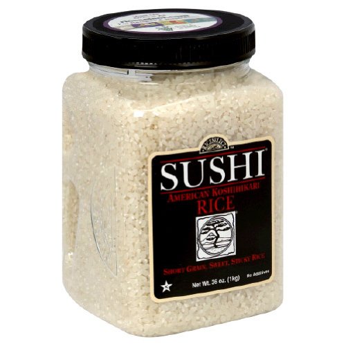RiceSelect Sushi Rice, 36-Ounce Jars (Pack of 4)