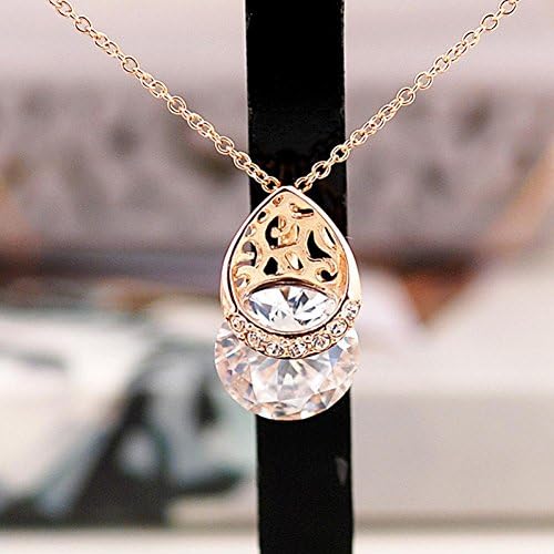 Style Decoration Red Apple Drop Crystal Tou Mingshi Ol Short Necklace Brand Jewelry Wholesale 13499900010500