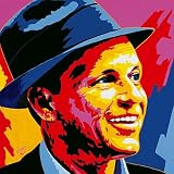 Kunstdruck 85x85 cm - FRANK SINATRA von Gorsky - Bild Deko Neu XL
