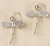 Dragonfly Hilltribe Silver Earrings