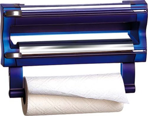 Emsa BASIC 504179 - 3-fach Schneidabroller transparent blau