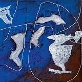 3 Islands, 2 for tomorrow, Art Poster by Richard Texier, size 27.583333 x 27.583333