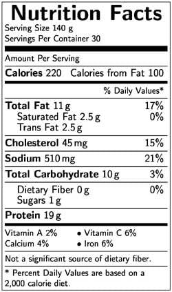 Fishery Supreme Stuffed Flounder - 5 Ounce, 7.5 Pound -- 1 each.