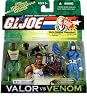 G. I. JOE Hasbro Valor Vs. Venom 3 3/4 Scale 2Pack Dr. Link Talbot & Cobra Commander