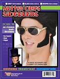 Mutton Chop Sideburns in Black