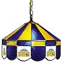 Imperial Denver Nuggets Licensed 16-Inch Diameter Stained Glass Pub Light Imperial Denver Nuggets Licensed 16-Inch Diameter Stained Glass Pub Light