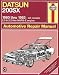 Book Haynes Datsun 200SX '80 and '83 (Haynes Manuals)