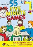 55 Five-Minute Games: Sprachspiele fuer den Englischunterricht. Klasse 1 - 6