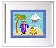 Pirates Framed Print by Olive Kids (CAPTAIN'S BEACH )