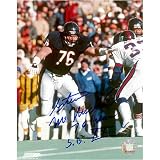 Steve McMichael Chicago Bears 8x10 Autographed Photograph with ''76 Bears SBXX'' Inscription