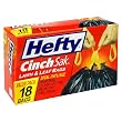 Hefty Cinch Sak, 39 Gallon Lawn and Leaf Bags, Case Pack, Six - 18 Count Boxes (108 Bags) Hefty Cinch Sak, 39 Gallon Lawn and Leaf Bags, Case Pack, Six - 18 Count Boxes (108 Bags)