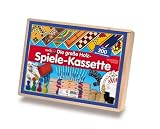 Holz-Spiele-Kassette 200 M&ouml;glichkeiten - Noris Spiele