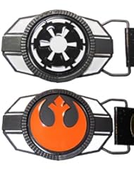 Single Detail Page Misc: Star Wars REBEL ALLIANCE / IMPERIAL FORCE Spinner Disk Reversible BELT BUCKLE