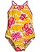 Baby Bunz - Baby Girls 1 Piece Flowers and Dot Swimsuit