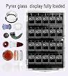 Loaded Pyrex Glass Display