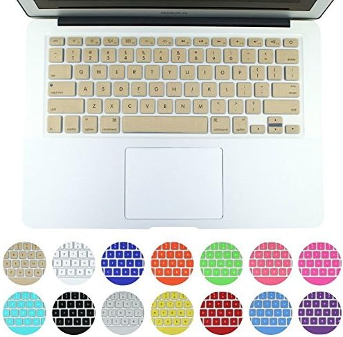 Elecitizon Silicone Keyboard Cover Skin For MacBook Air 11" -Glod